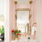 Зеркало в золотой раме Arched Mirror варинант исполнения - 1 | Loft Concept в Костроме