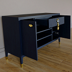 Комод-буфет Elsa Dreams Blue с открытыми полками   варинант исполнения - 6 | Loft Concept в Костроме