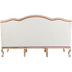 Трехместный диван из массива бука бежевый с растительным орнаментом Raffael Renaissance Beige Sofa варинант исполнения - 2 | Loft Concept в Костроме