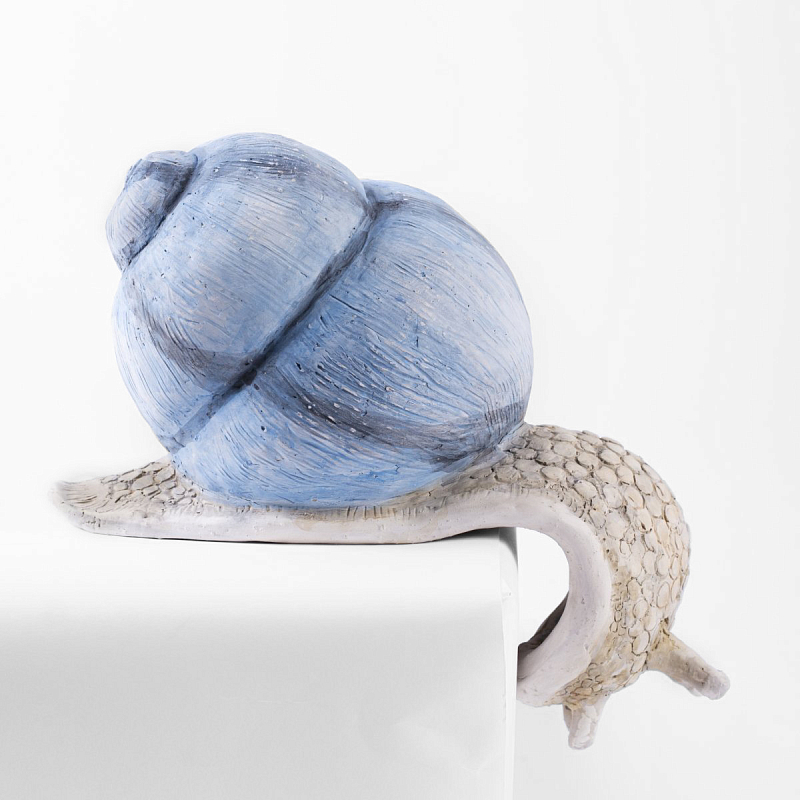 Статуэтка Большая улитка Snail Голубой пастельный Статуэтка Большая улитка Snail Голубой пастельный в Костроме | Loft Concept