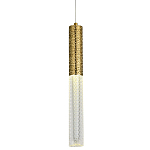 Подвесной светильник латунь Dew Drops Tube Brass Hanging Lamp варинант исполнения - 1 | Loft Concept в Костроме