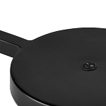 Настольная лампа с черным каркасом и белым тканевым абажуром в форме конуса Stylish Solution варинант исполнения - 2 | Loft Concept в Костроме