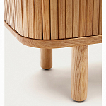 Буфет из ясеневого шпона с открытыми полками и 2-мя раздвижными дверями Toinette варинант исполнения - 4 | Loft Concept в Костроме