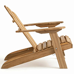 Уличное кресло из массива акации Adirondack Wooden Chair Natural варинант исполнения - 4 | Loft Concept в Костроме