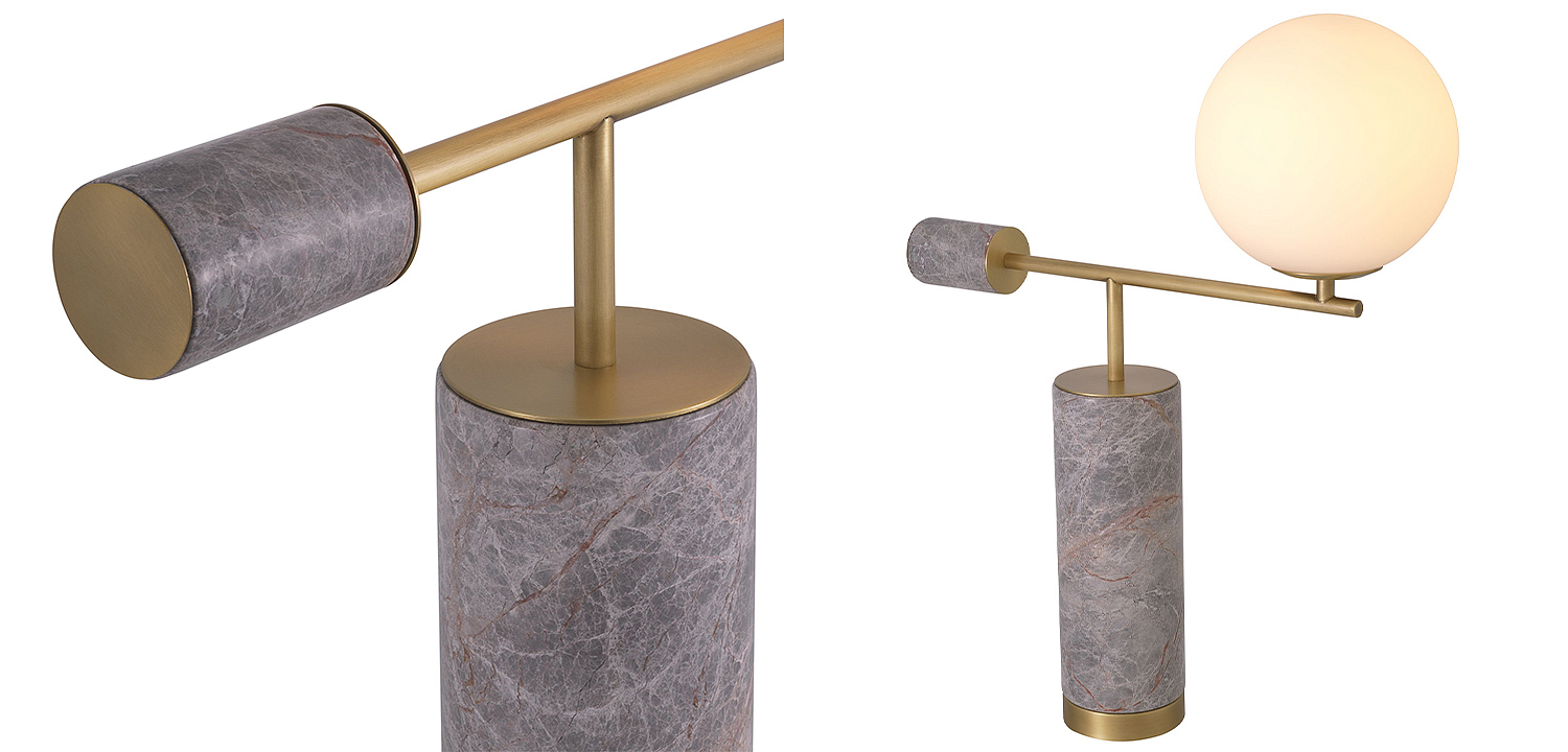 Настольная лампа Eichholtz Table Lamp Xperience Grey Настольная лампа Eichholtz Table Lamp Xperience Grey - Loft-Concept в Костроме