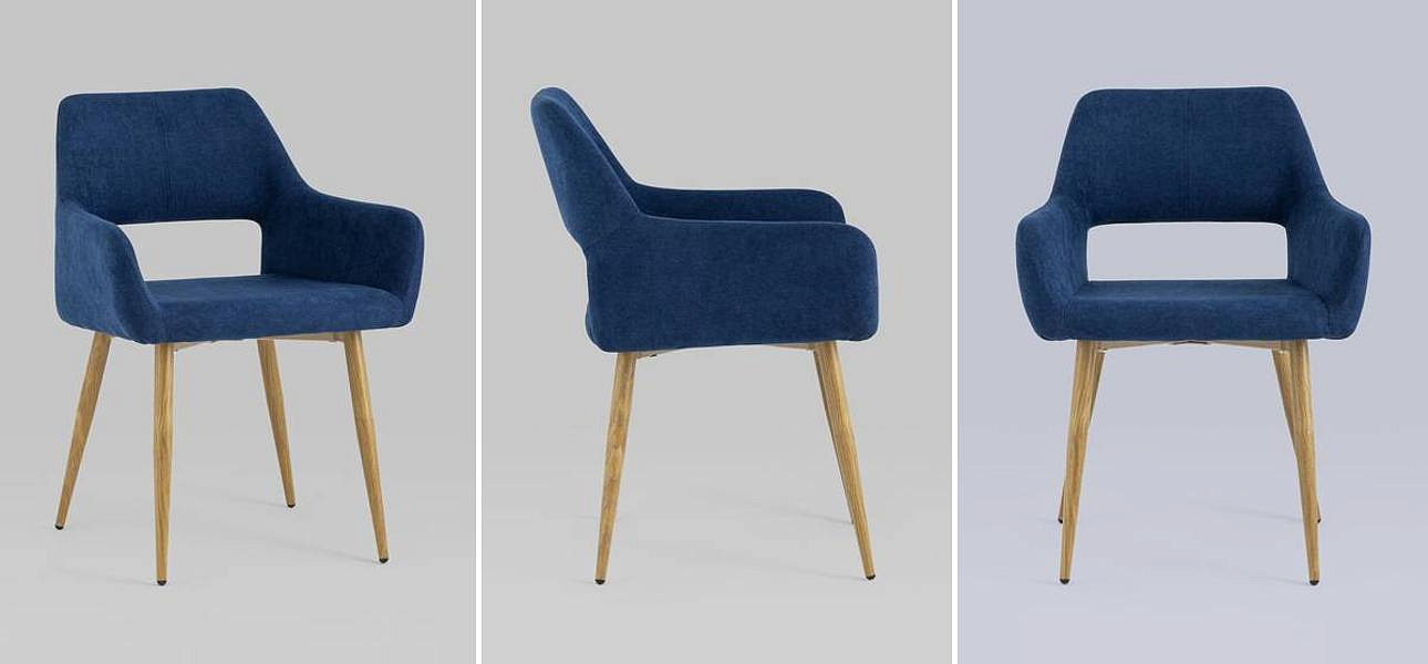 Стул NEASAN Chair Синий Цвет Стул NEASAN Chair Синий Цвет - Loft-Concept в Костроме