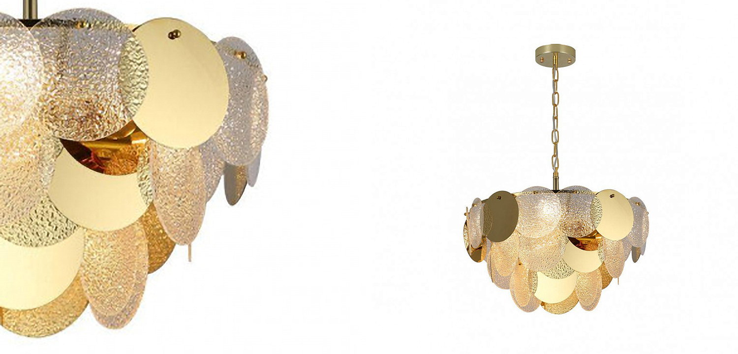 Люстра Gaetano Chandelier gold Люстра Gaetano Chandelier gold - Loft-Concept в Костроме