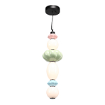 Подвесной светильник фигурный с керамическими элементами 24W LED Fragrant Light варинант исполнения - 4 | Loft Concept в Костроме