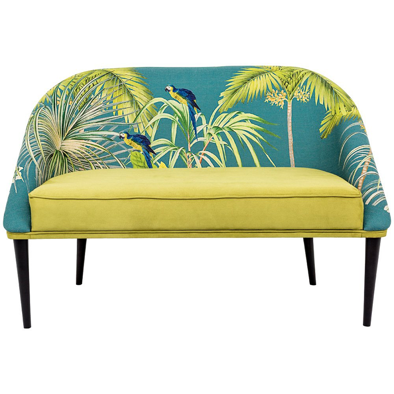 Диван Sofa Jungle Andaman fond Ping Желтый Зеленый Диван Sofa Jungle Andaman fond Ping Желтый Зеленый в Костроме | Loft Concept