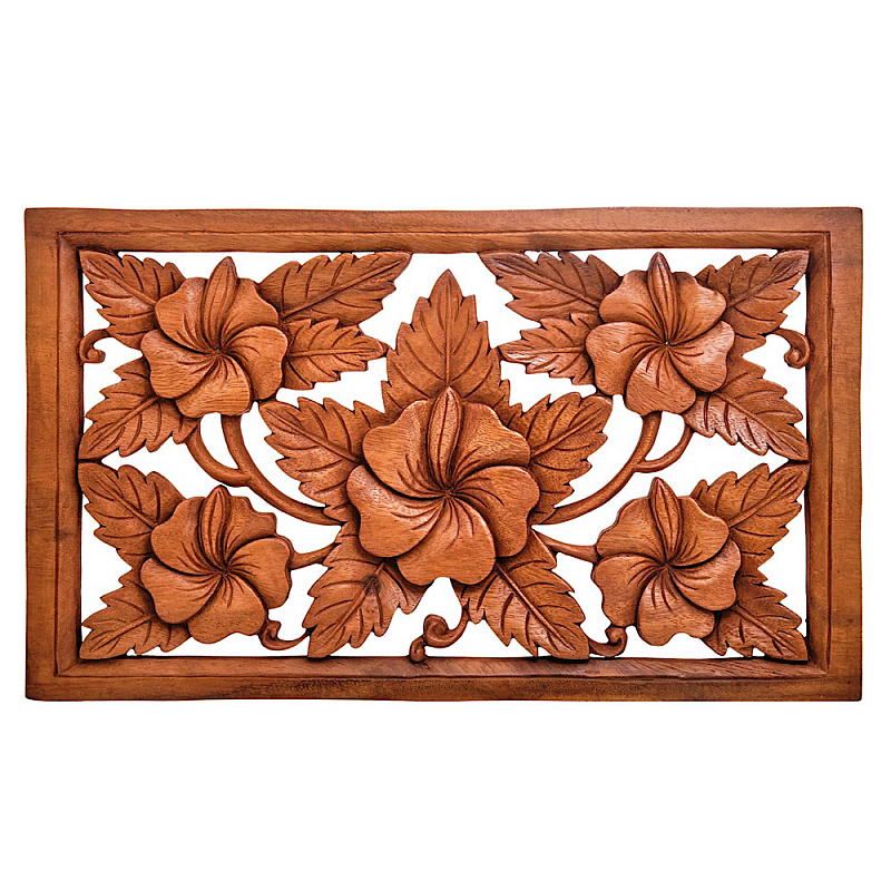 Панно из дерева Blossom Panel With Trees Коричневый в Костроме | Loft Concept 
