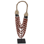 Этническое длинное ожерелье из бус и ракушек Aboriginal Long Necklace варинант исполнения - 1 | Loft Concept в Костроме