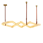 Люстра подвесная с фигурным светодиодным плафоном Calcite Figural Light варинант исполнения - 3 | Loft Concept в Костроме