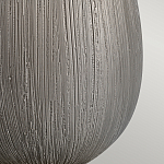 Настольная лампа с белым цилиндрическим абажуром и серебристым овальным основанием Quintiesse варинант исполнения - 4 | Loft Concept в Костроме