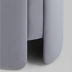 Пуф Alice Poof Grey Серый велюр варинант исполнения - 3 | Loft Concept в Костроме