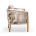 Дизайнерский уличный диван из массива дерева BOBOLI Sofa варинант исполнения - 4 | Loft Concept в Костроме