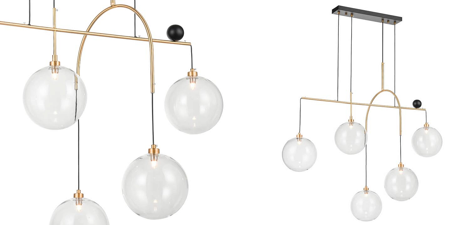 Люстра Five Hanging Balls Chandelier Люстра Five Hanging Balls Chandelier - Loft-Concept в Костроме