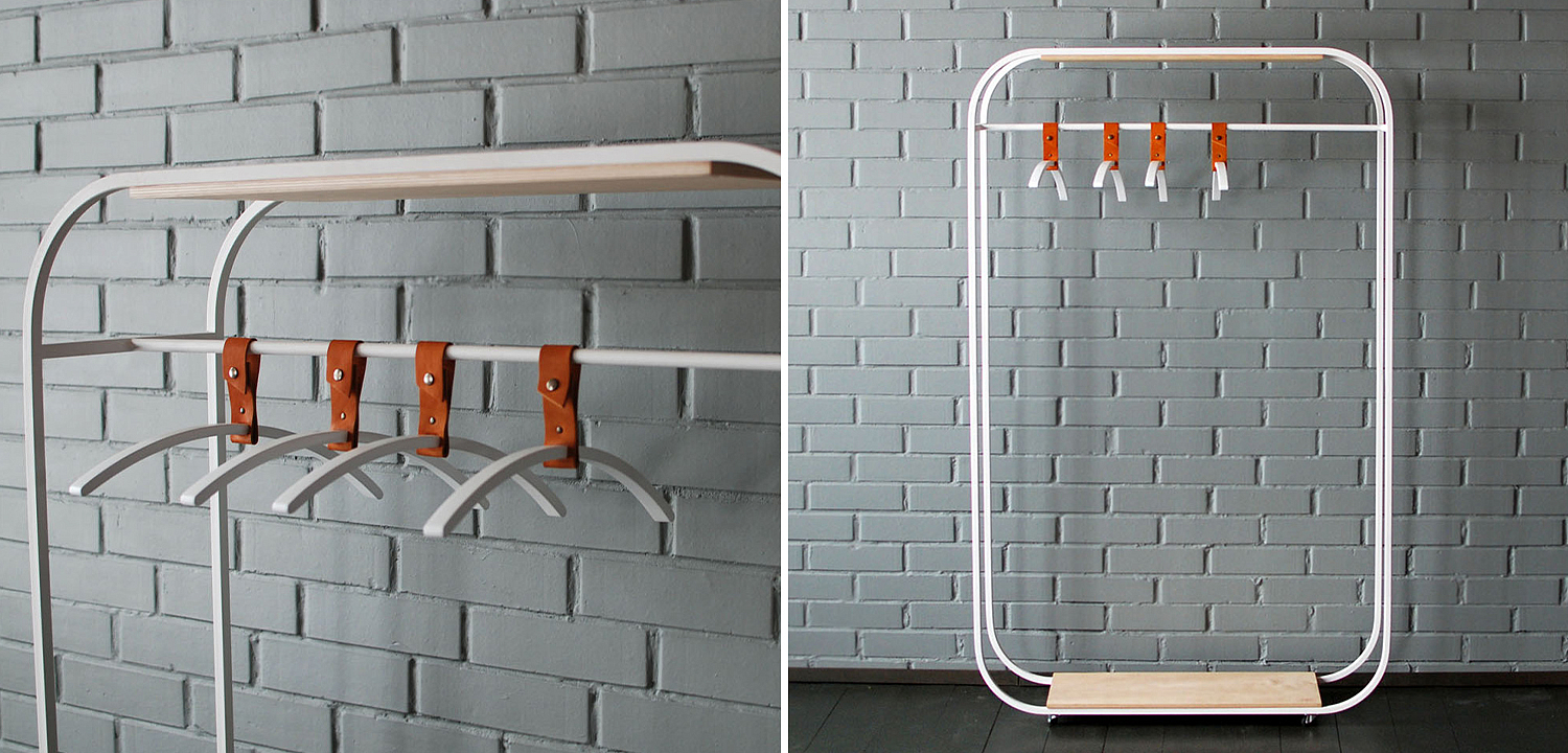 Рейл Austen Industrial Metal Rust Clothes Rail Рейл Austen Industrial Metal Rust Clothes Rail - Loft-Concept в Костроме