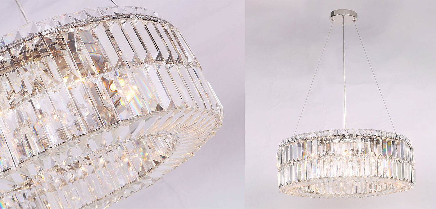 Люстра Darleen Crystal Nickel Chandelier 12 Люстра Darleen Crystal Nickel Chandelier 12 - Loft-Concept в Костроме