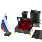 Настольный письменный набор из нефрита в подарочной коробке Victorious варинант исполнения - 7 | Loft Concept в Костроме