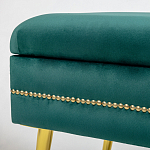 Мягкая банкетка с зоной для хранения Casket Green варинант исполнения - 2 | Loft Concept в Костроме