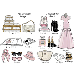 Megan Hess Paris: Through a Fashion Eye варинант исполнения - 3 | Loft Concept в Костроме