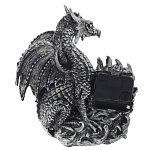 Часы в виде дракона Silver Dragon Clock варинант исполнения - 3 | Loft Concept в Костроме
