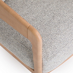 Кресло с каркасом из массива ясеня Deniaud Ash Grey Armchair варинант исполнения - 5 | Loft Concept в Костроме