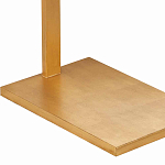 Торшер с прямоугольным абажуром на золотом металлическом каркасе Rectangular Plane  варинант исполнения - 3 | Loft Concept в Костроме