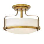 Потолочный светильник с круглым матовым белым плафоном Hinkley варинант исполнения - 5 | Loft Concept в Костроме