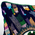 Декоративная подушка с вышивкой стиль Gucci Eye Cushion варинант исполнения - 2 | Loft Concept в Костроме