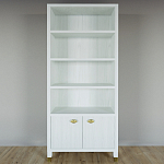 Книжный Стеллаж Elsa Dreams White с задней стенкой варинант исполнения - 5 | Loft Concept в Костроме