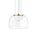 Подвесной светильник с куполообразным прозрачным стеклянным плафоном Grada Light варинант исполнения - 1 | Loft Concept в Костроме