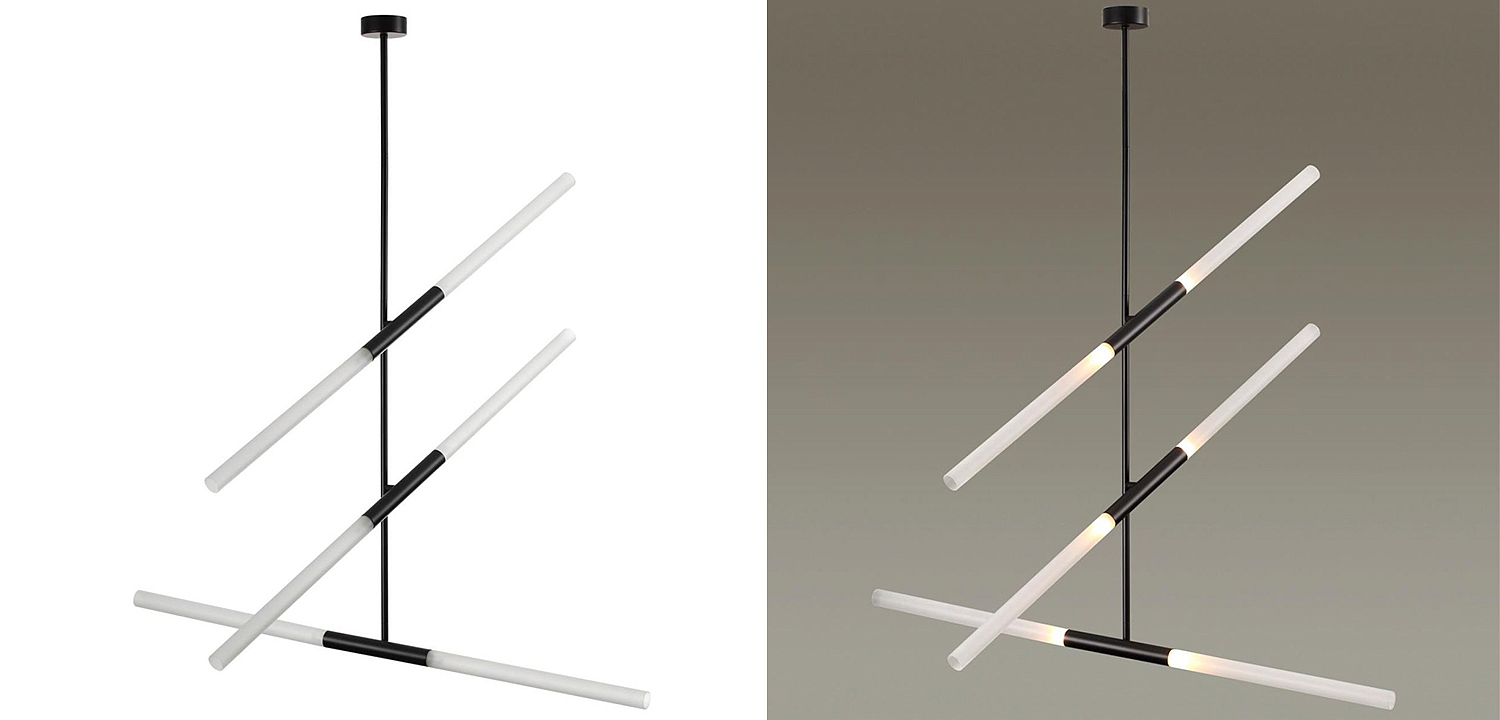 Светильник Black Delta Light 6 lamp Светильник Black Delta Light 6 lamp - Loft-Concept в Костроме