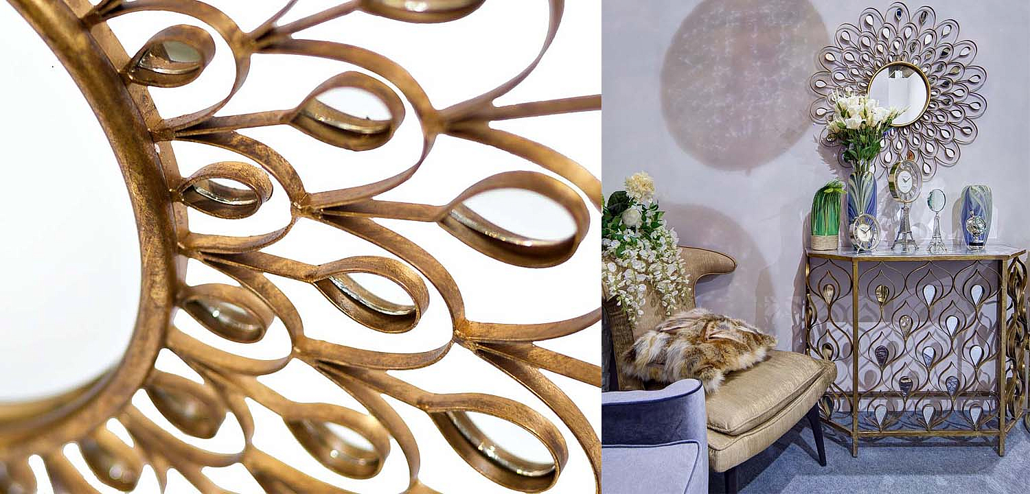 Зеркало Mirror Peacock Feathers Зеркало Mirror Peacock Feathers - Loft-Concept в Костроме