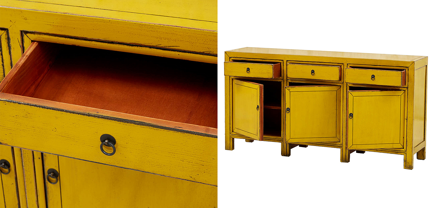 Комод Yellow Vintage Chest of Drawers Chinese Collection Комод Yellow Vintage Chest of Drawers Chinese Collection - Loft-Concept в Костроме