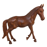 Статуэтка из дерева суар дикая лошадь Wild Horses варинант исполнения - 4 | Loft Concept в Костроме