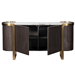 Комод  округлой формы с дверцами Chest of Precious Breed варинант исполнения - 1 | Loft Concept в Костроме