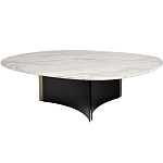 Стол журнальный овальный с контрастным основанием Subsequence варинант исполнения - 1 | Loft Concept в Костроме