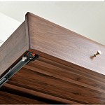 Стол рабочий округлой формы с 3-мя ящиками  Working Moonnut Table варинант исполнения - 4 | Loft Concept в Костроме