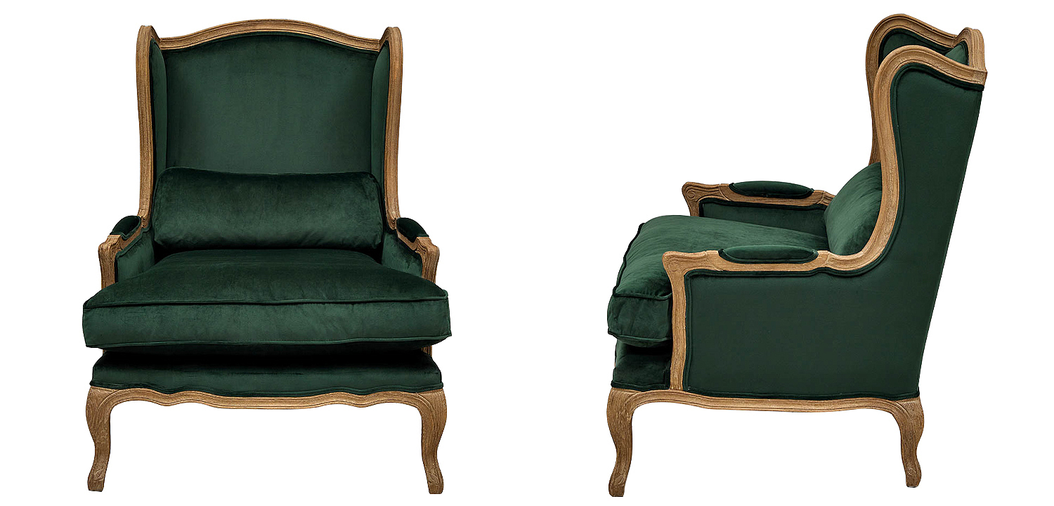 Кресло Armel Green Armchair Кресло Armel Green Armchair - Loft-Concept в Костроме