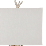 Настольная лампа с каркасом в виде веток деревьев с абажуром из ткани Natural Driftwood варинант исполнения - 3 | Loft Concept в Костроме