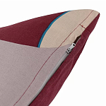 Подушка декоративная хлопковая с абстрактным принтом Elysian Flow Terra варинант исполнения - 4 | Loft Concept в Костроме