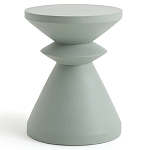 Светло-серый приставной столик из массива AMORPHOUS варинант исполнения - 1 | Loft Concept в Костроме