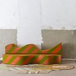 Дизайнерский модульный диван волнистой формы с цветным принтом Poltronova Superonda Sofa варинант исполнения - 29 | Loft Concept в Костроме