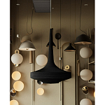 Подвесной вязаный черный светильник «Лампа Марракеша» варинант исполнения - 3 | Loft Concept в Костроме