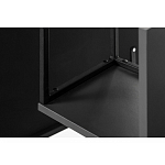 Полка навесная открытая цвета графит Strict Lines  варинант исполнения - 7 | Loft Concept в Костроме