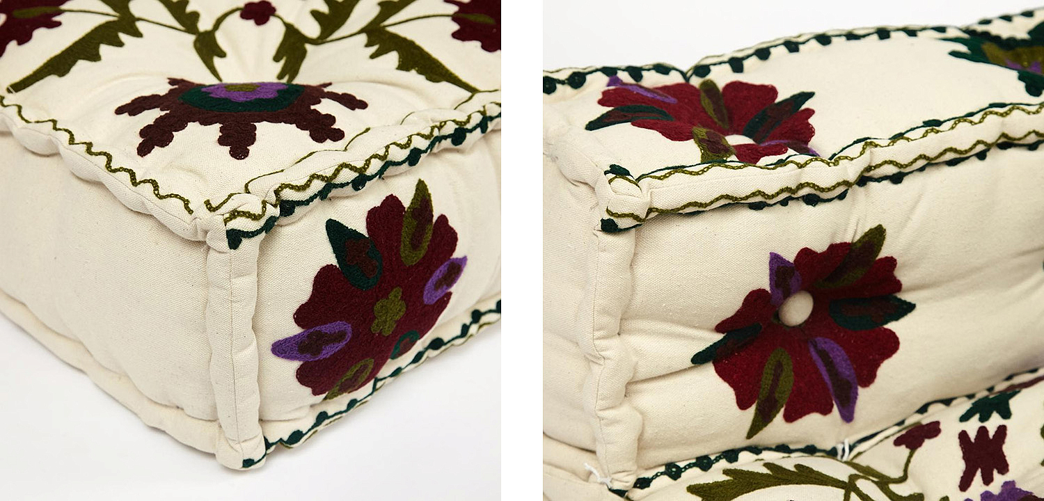 Модуль мягкий со спинкой Indian Meditation Pillow - Loft-Concept в Костроме