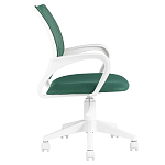 Офисное кресло с основанием из белого пластика Desk chairs Green варинант исполнения - 3 | Loft Concept в Костроме
