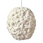 Светильник вязаный из шерсти Wool Oval варинант исполнения - 3 | Loft Concept в Костроме