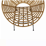 Стул круглый с ротанговым плетением Round Wicker Stool варинант исполнения - 7 | Loft Concept в Костроме